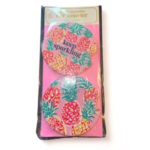 Simply Southern Car Coasters Pineapple